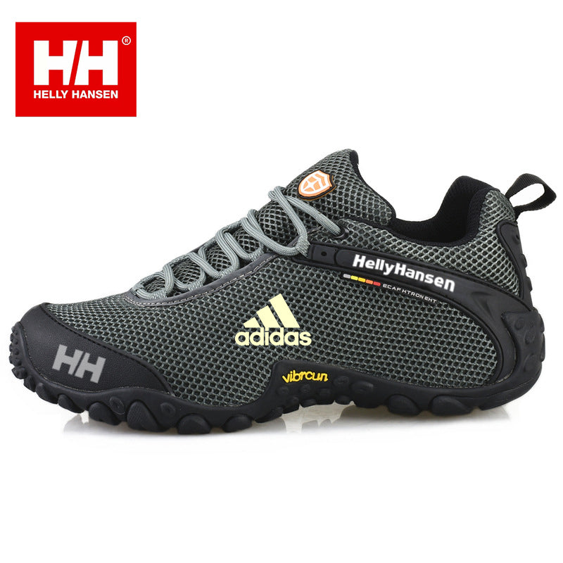 Νέες ανδρικές μπότες εργασίας Helly Hansen και adidas με ατσάλινη μύτη, ανθεκτικές σε θραύση και τρυπήματα.