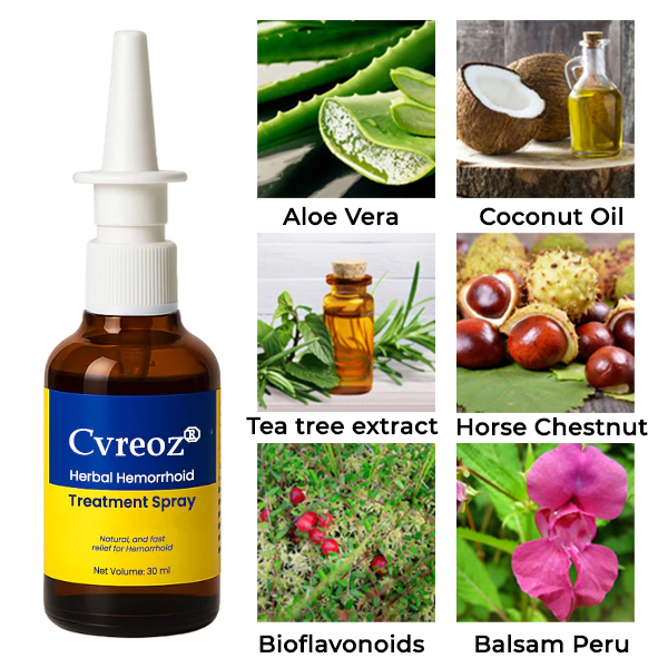 Cvreoz® Φυτικό σπρέι για τη θεραπεία αιμορροΐδων σε πρωκτικό σπρέι