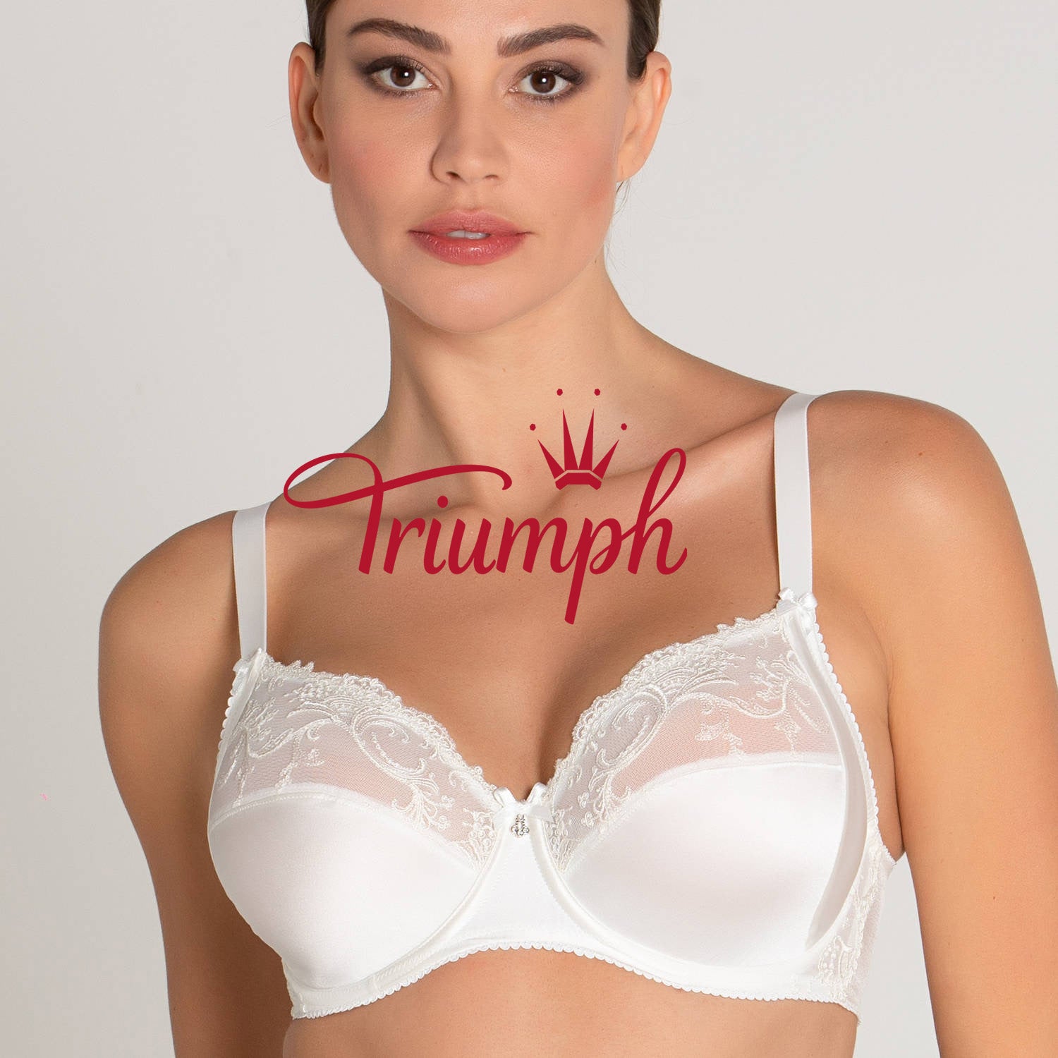 Triumph - (3 τεμάχια) Σουτιέν από μετάξι με μπανέλα για άνετη εφαρμογή